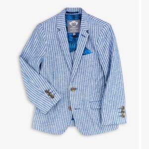 Boys Linen Striped Blazer - Appaman